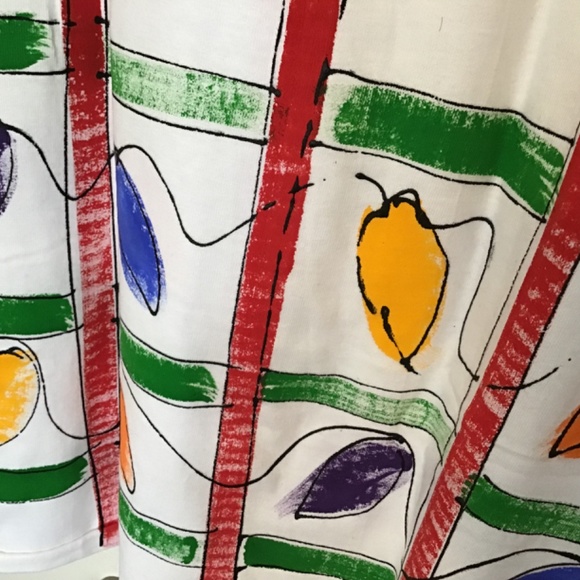 NWT vintage 1995 Hand painted Christmas T-shirt - Picture 9 of 12